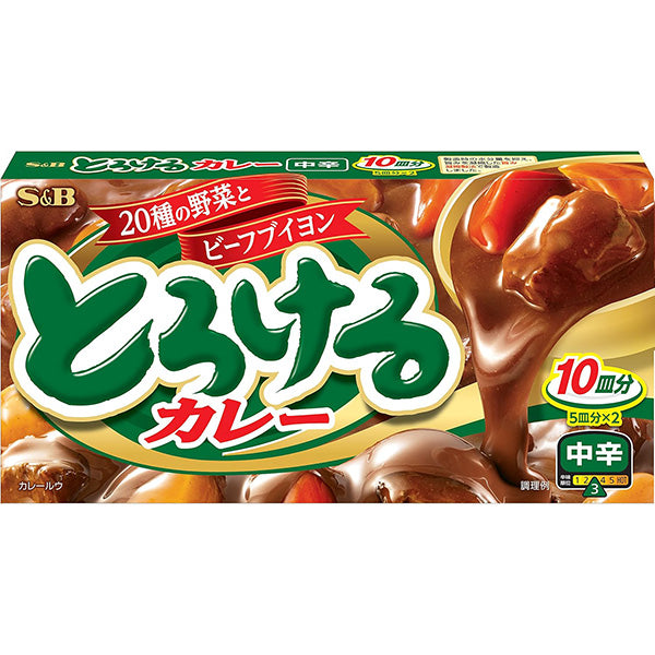 S&B Tasty Curry Mix Medium Hot 180g