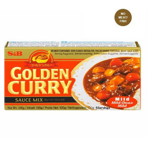 S&B Golden Curry Sauce Mix Mild  220g