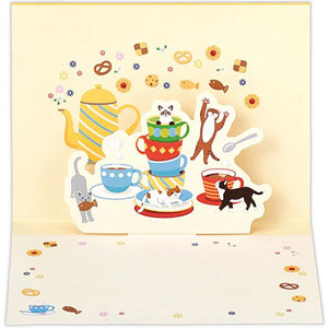 Pop-up Greeting Card - Cats