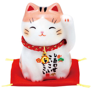 Maneki Neko Right Hand Red Tabby 6cm