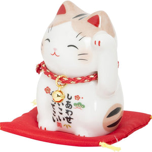 Maneki Neko Right Hand Red Tabby 6cm