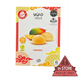 WAO Mochi Ice Cream Mango 6 unit