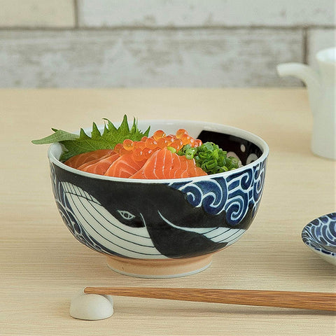Porcelain Bowl Whale