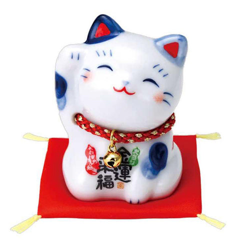 Maneki Neko Right Hand Blue 6cm