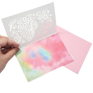 Greeting Card Art paper cutting - Spring 3