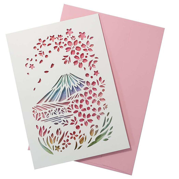Greeting Card Art paper cutting - Spring 3