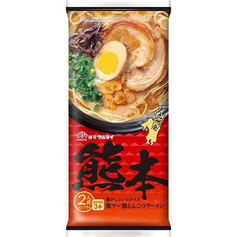 Marutai Kumamoto Kuro Mayu Tonkotsu Ramen 186g