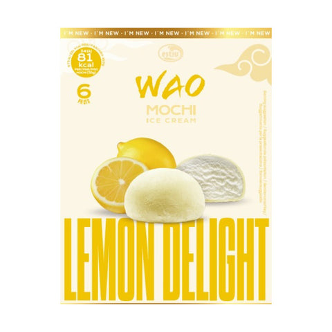 WAO Mochi Ice Cream Lemon Delight 6 unit