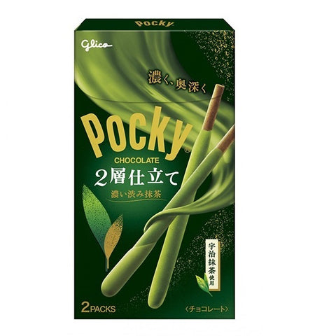 Glico Pocky Matcha Double Layer Flavor 49.4g
