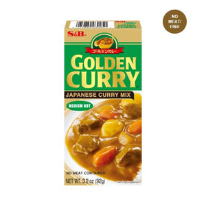 S&B Golden Curry Sauce Mix Medium Hot  92g