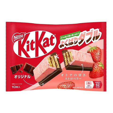 Nestle Kit Kat mini Double Strawberry Flavor