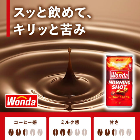 Asahi Wonda morning Shot Coffee 185g