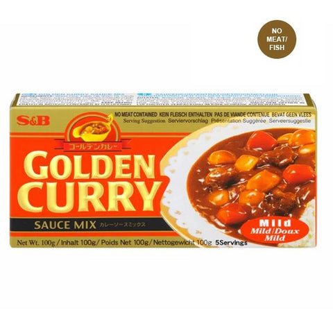 S&B Golden Curry Sauce Mix Mild  220g