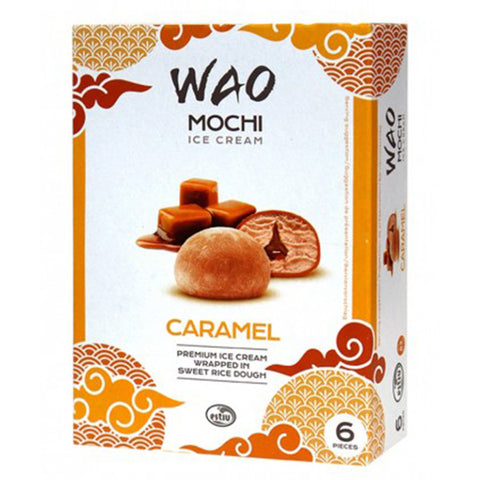 WAO Mochi Ice Cream Caramel 6 unit