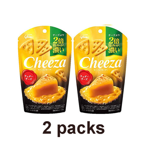 Glico Cheeza Cheddar Cheese Crackers 36g 2 Packs