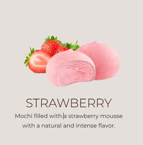 MochiQueen Ice Cream Strawberry 6 unit