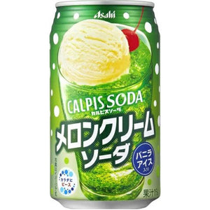 Asahi Calpis Soda Melon Cream Soda 350 ml