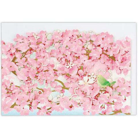 Pop-up Greeting Card - Sakura＆Nightingale