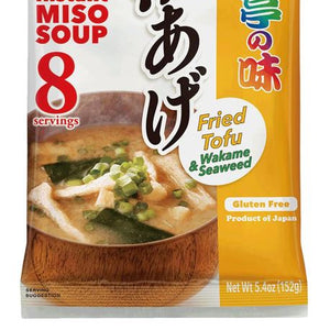 Marukome Instant Miso Soup Fried Tofu 8 servings