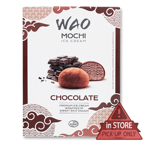 WAO Mochi Ice Cream Chocolate 6 unit