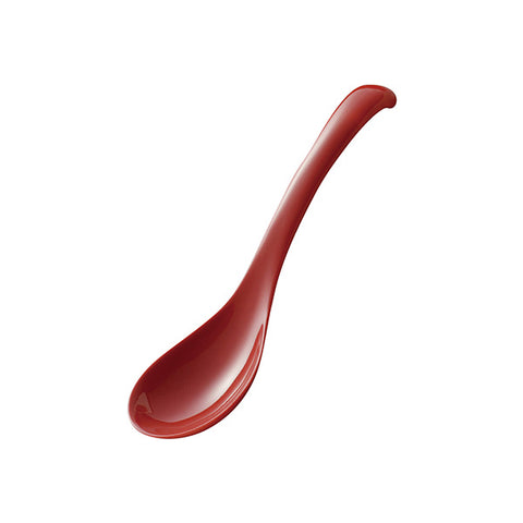 Ramen Spoon Plastic Red