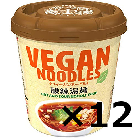 Yamadai New Touch T's Vegan Hot and Sour Ramen Noodles 56ｇ× 12 items