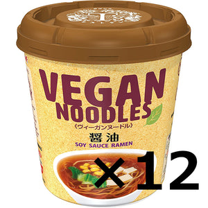 Yamadai New Touch T's Vegan Soy Sauce Ramen Noodles 53ｇ × 12 items