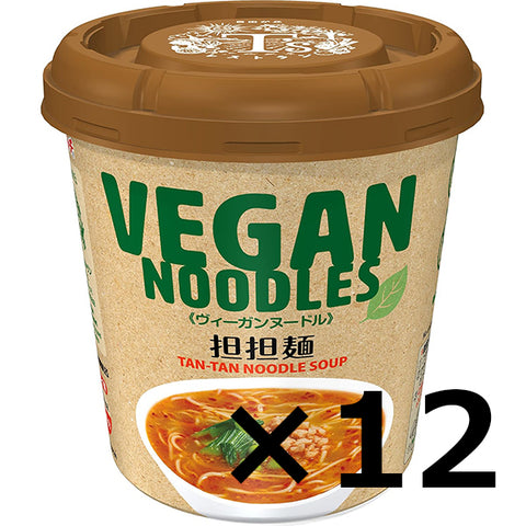 Yamadai New Touch T's Vegan Tan-Tan Ramen Noodles 72ｇ× 12 items