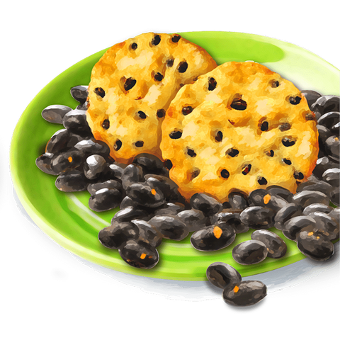 Sanko Seika Edamame flavor Rice Cracker with Black Soy Beans 130g