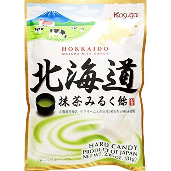 Kasugai Hokkaido Matcha Milk Candy 81g