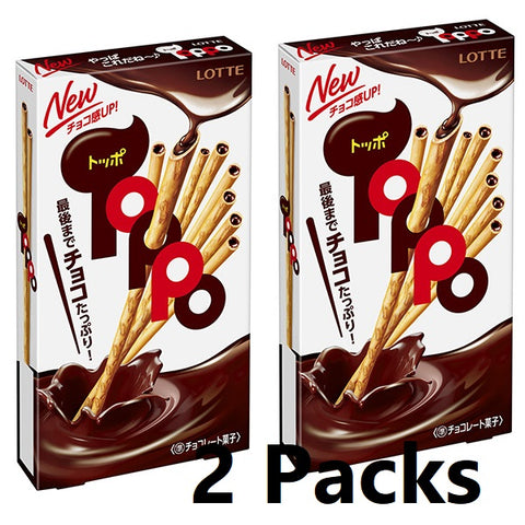 Lotte Toppo Chocolate 72g 2Packs