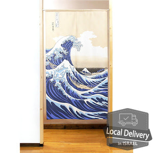 Noren - Hokusai wave