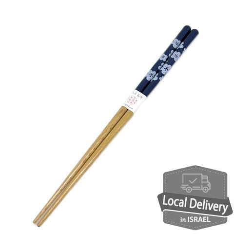 Chopsticks Plum Blue 23cm
