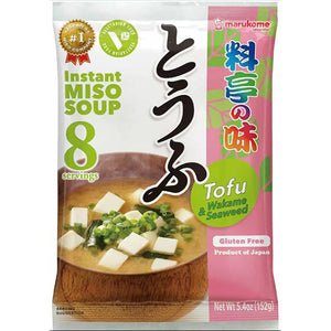 Marukome Instant Miso Soup Tofu Vegetarian 8 servings