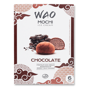 WAO Mochi Ice Cream Chocolate 6 unit