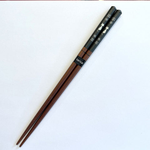 Chopsticks Cat Black 22.5 cm