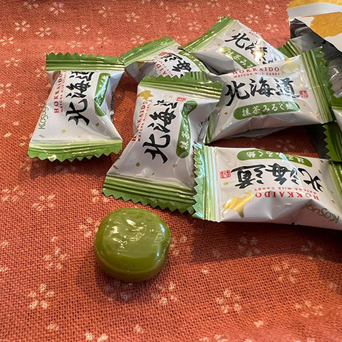 Kasugai Hokkaido Matcha Milk Candy 81g