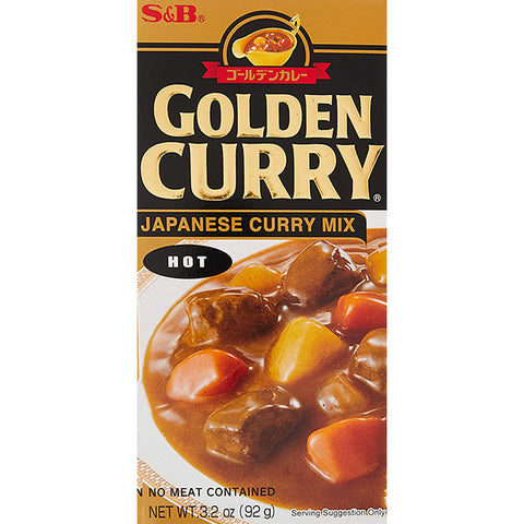 S&B Golden Curry Sauce Mix Hot  92g